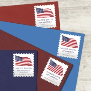 2025 US Flags Forever First Class Postage Stamps