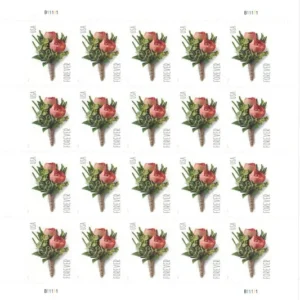 Celebration Boutonniere Forever Postage Stamps
