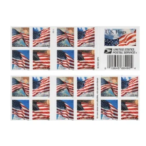 2024US Flags Forever First Class Postage Stamps