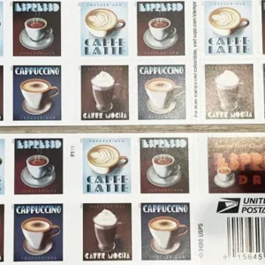 Espresso Drinks coffee Forever Postage Stamps