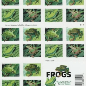 Frogs Forever First Class Postage Stamps