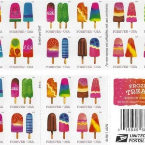 Frozen Treats Forever First Class Postage Stamps