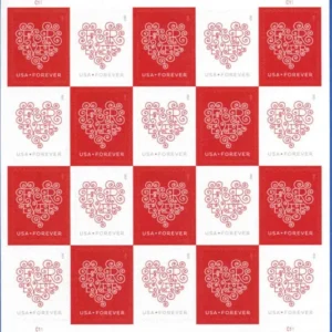 Red White Forever First Class Postage Stamps