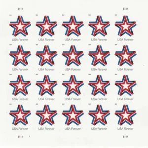 Star Ribbon Forever First Class Postage Stamps