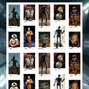 Star Wars Droids Forever First Class Postage Stamps