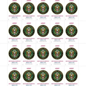 U.S. Army 250th First-Class Mail Forever Postage Stamps