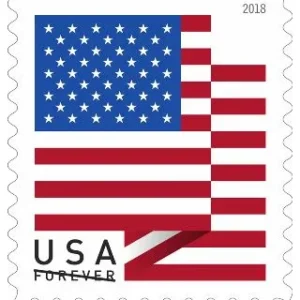 2018 US Flags Forever First Class Postage Stamps