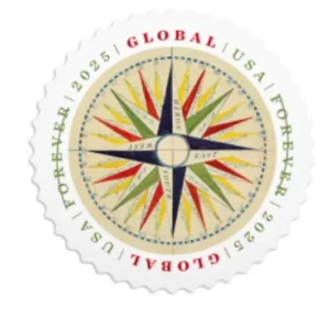 2025 Global Forever Stamp Forever First Class Postage Stamps