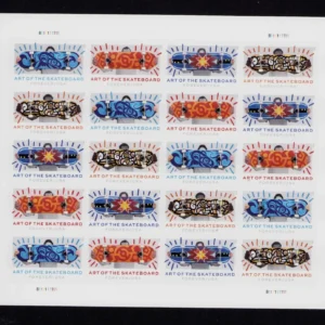 Art of the Skateboard 2023 Forever First Class Postage Stamps