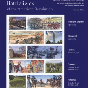 Battlefields of the American Revolution Forever First Class Postage Stamps