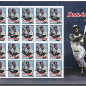 Hank Aaron Forever First Class Postage Stamps
