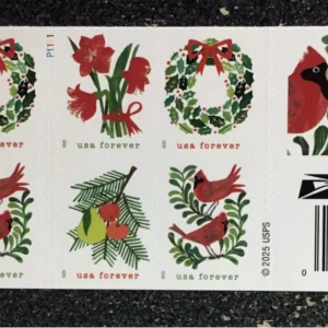 Holiday Cheer Forever First Class Postage Stamps