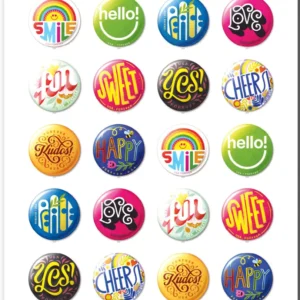 Pinback Buttons Forever First Class Postage Stamps