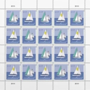 Sailboats Postcard Forever First Class Postage Stamps