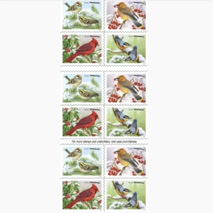 Songbirds in Snow 2016 Forever First Class Postage Stamps
