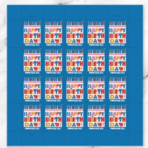 Happy Birthdays Forever First Class Postage Stamps