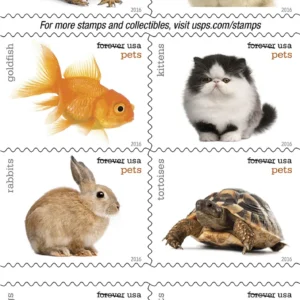 Pets Forever First Class Postage Stamps