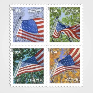 A Flag for All Seasons Stamps - Forever First Class Postage Stamps