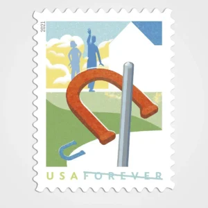 Backyard Games Stamps - Forever First Class Postage Stamps