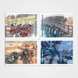 Battlefields of the American Revolution Stamps - Forever First Class Postage Stamps