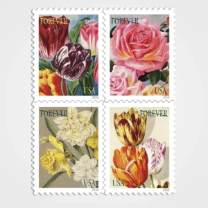 Botanical Art Stamps - Forever First Class Postage Stamps