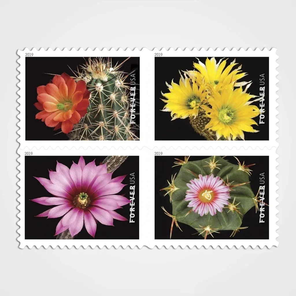 Cactus Flowers Stamps - Forever First Class Postage Stamps