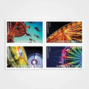 Carnival Nights Stamps - Forever First Class Postage Stamps