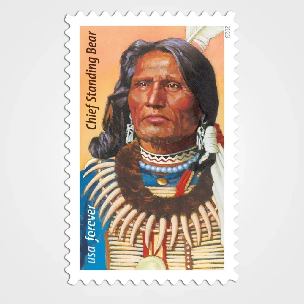 Chief Standing Bear Stamps - Forever First Class Postage Stamps
