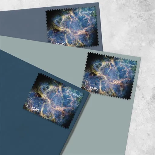 Crab Nebula Priority Mail Stamps
