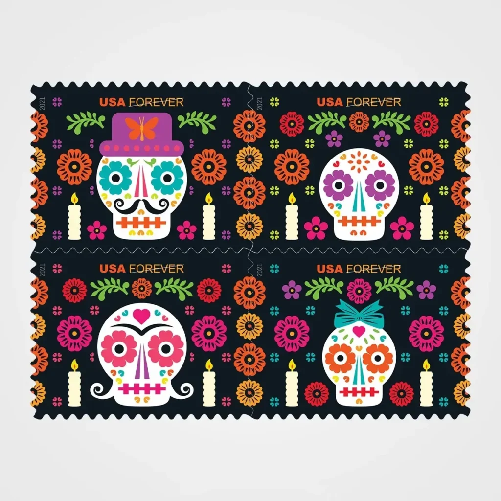 Day of the Dead Stamps - Forever First Class Postage Stamps