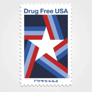 Drug Free USA Stamps - Forever First Class Postage Stamps