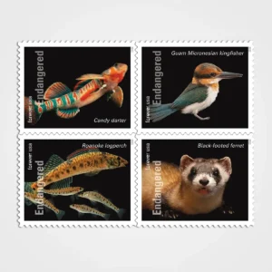 Endangered Species Stamps - Forever First Class Postage Stamps
