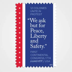 First Continental Congress, 1774 Stamps - Forever First Class Postage Stamps