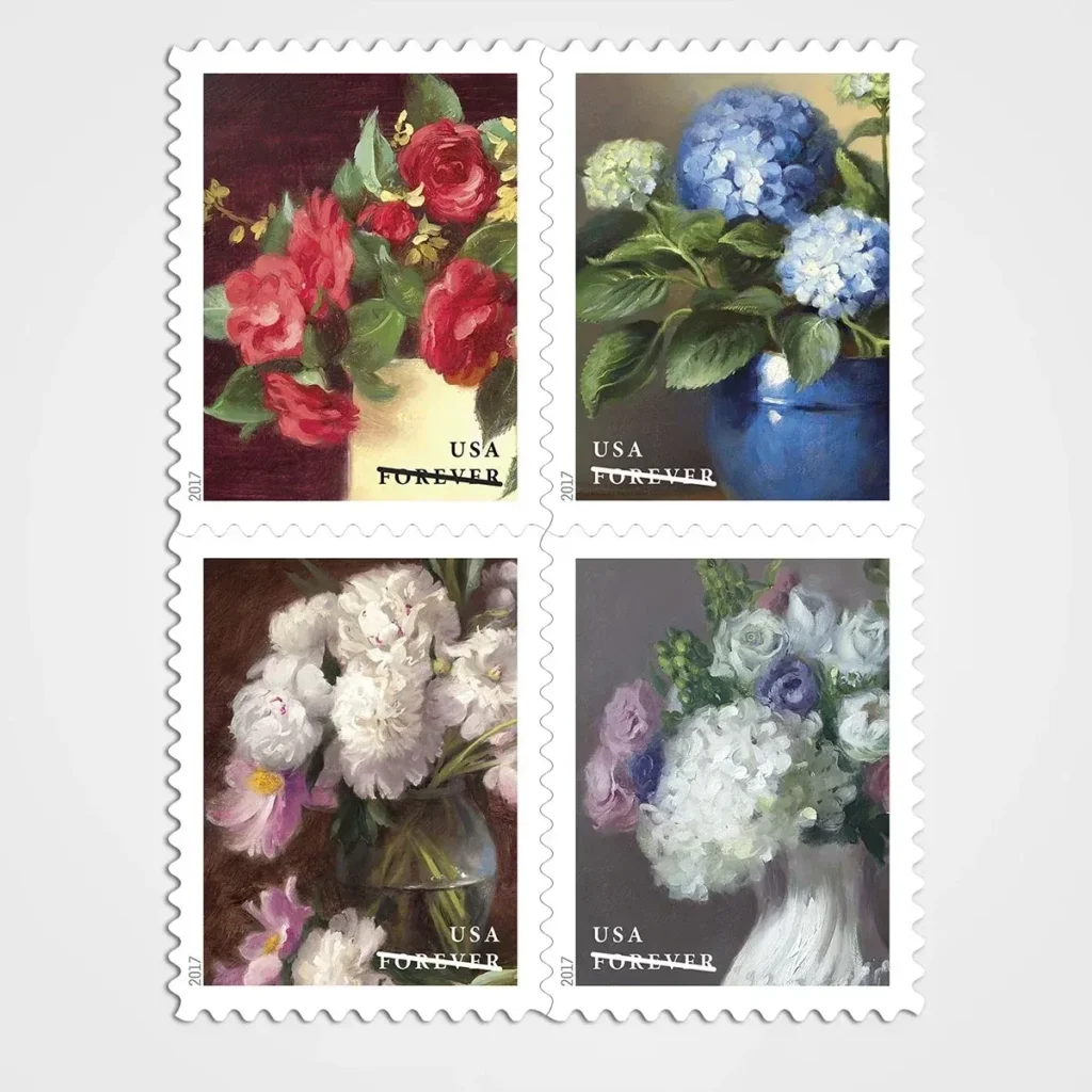 Flowers from the Garden Stamps - Forever First Class Postage Stamps