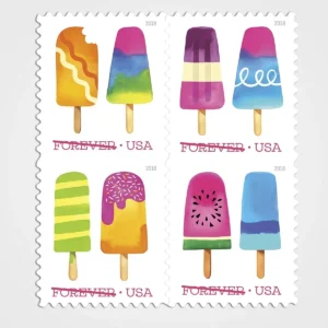 Frozen Treats Stamps - Forever First Class Postage Stamps