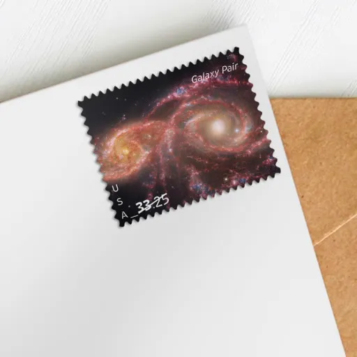 Galaxy Pair Priority Mail Express Stamps - Image 2