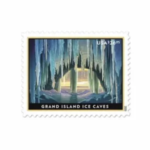 Grand Island Ice Caves Stamps