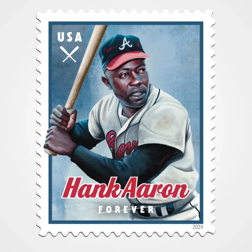 Hank Aaron Stamps - Forever First Class Postage Stamps