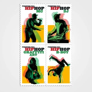 Hip Hop Stamps - Forever First Class Postage Stamps