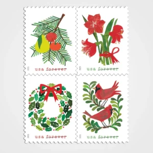Holiday Cheer Stamps - Forever First Class Postage Stamps