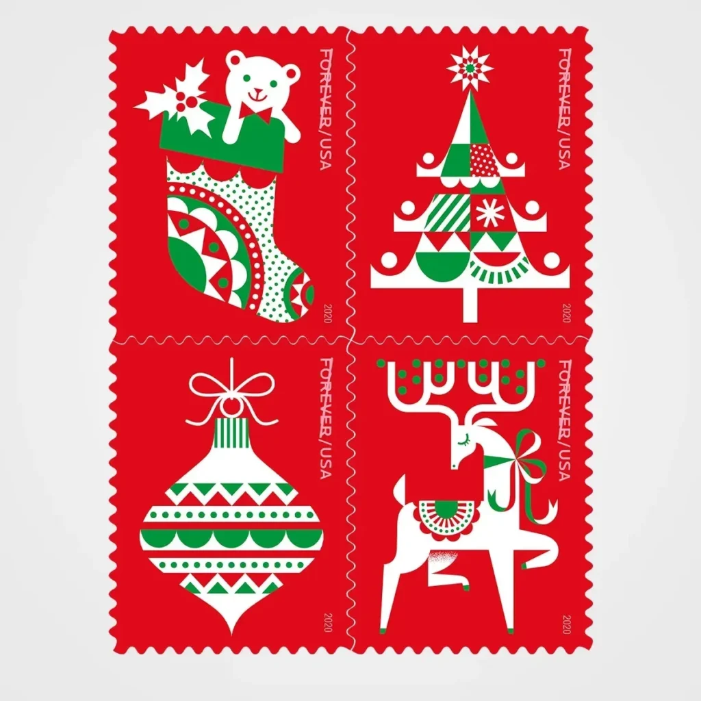 Holiday Delights Stamps - Forever First Class Postage Stamps