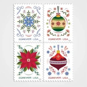 Holiday Joy Stamps - Forever First Class Postage Stamps