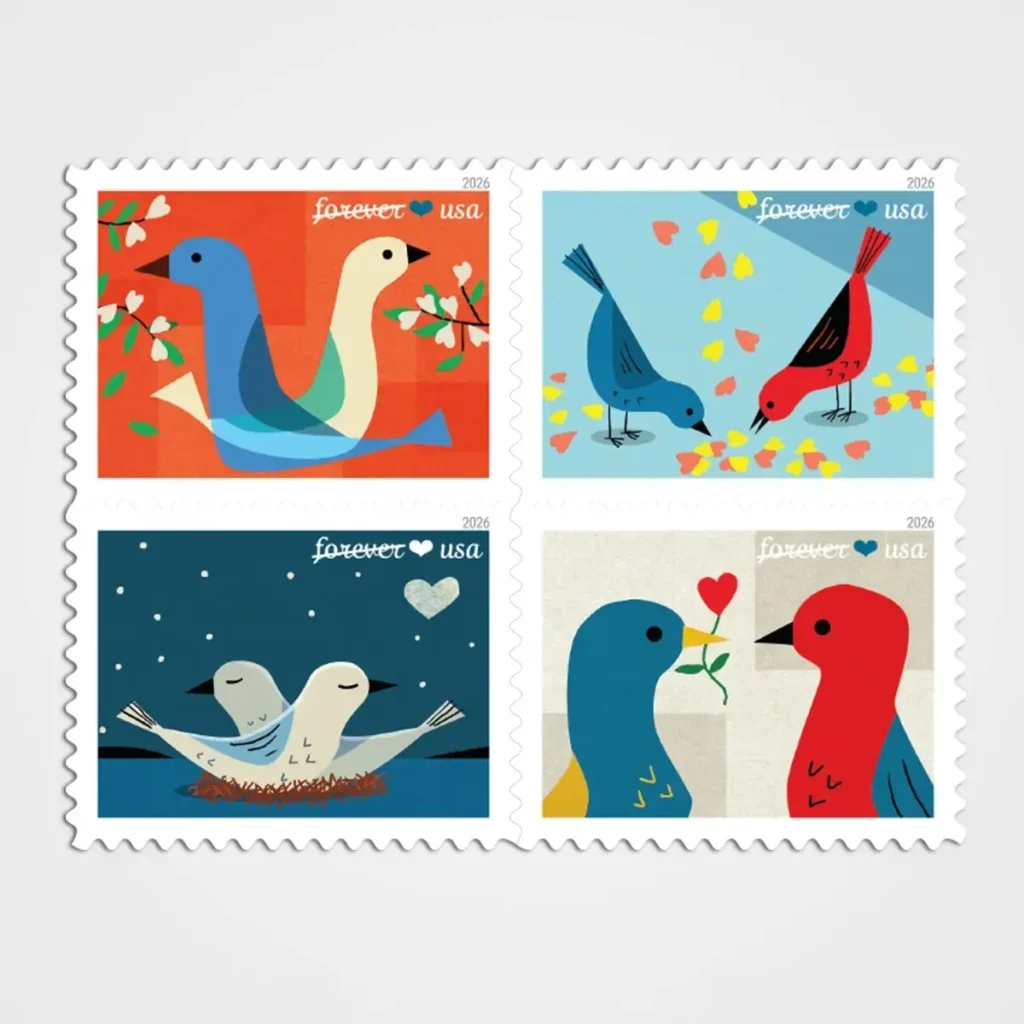 Love 2026 Stamps - Forever First Class Postage Stamps