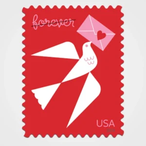 Love Flourishes Stamps - Forever First Class Postage Stamps