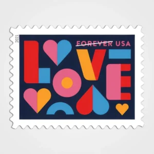 Love 2021 Stamps - Forever First Class Postage Stamps