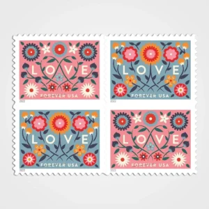 Love 2022 Stamps - Forever First Class Postage Stamps