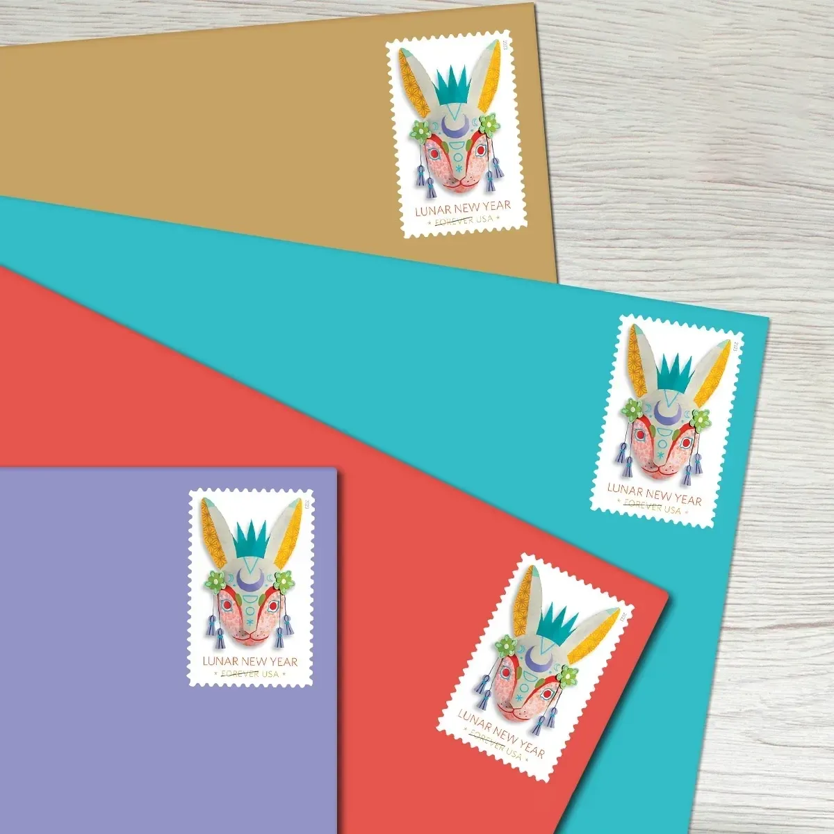Lunar New Year · Year of the Rabbit Stamps - Forever First Class Postage Stamps - Image 2