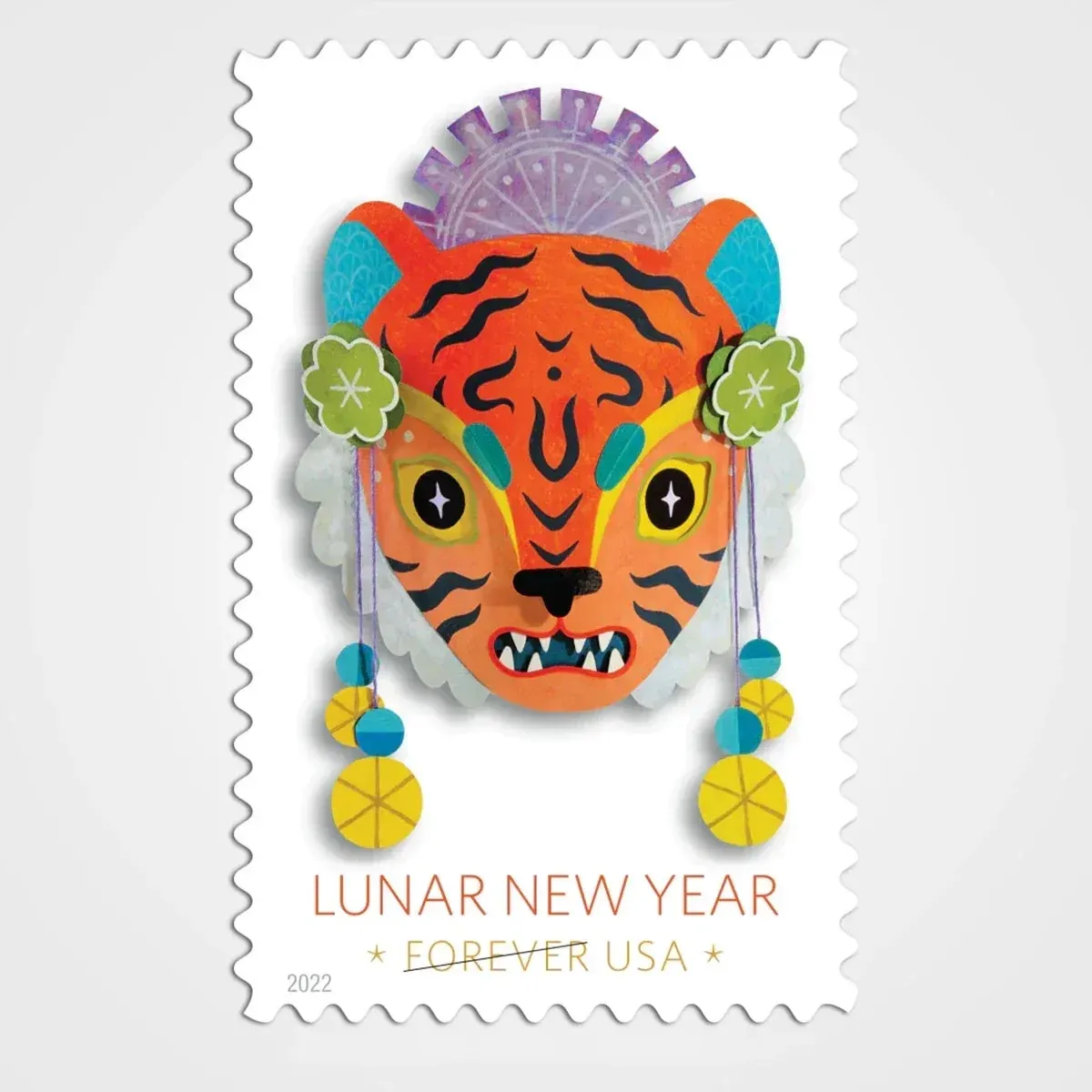 Lunar New Year · Year of the Tiger Stamps - Forever First Class Postage Stamps