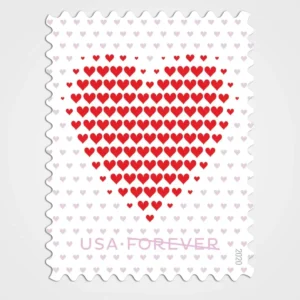 Made of Hearts Stamps - Forever First Class Postage Stamps