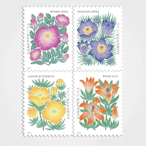 Mountain Flora Stamps - Forever First Class Postage Stamps